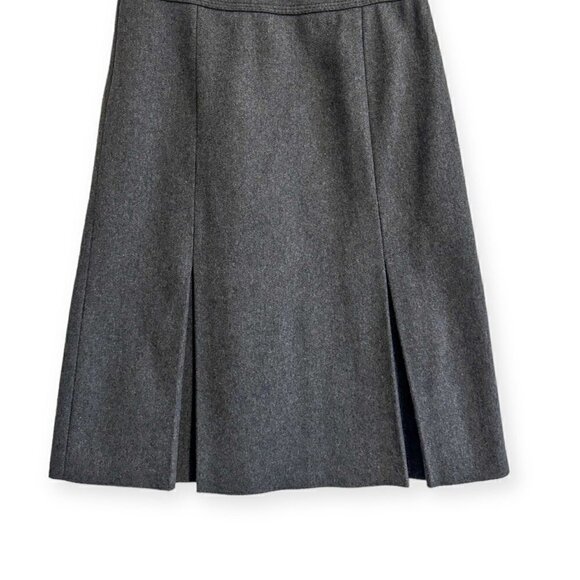 MIU‎ MIU Gray Wool Pleated Skirt, Size 44 Italy, Never worn new condition - Picture 5 of 14
